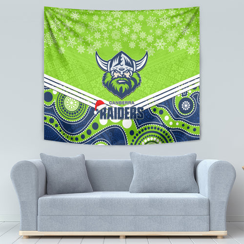 custom-raiders-rugby-christmas-tapestry-merry-xmas-2023-mix-aboriginal-art