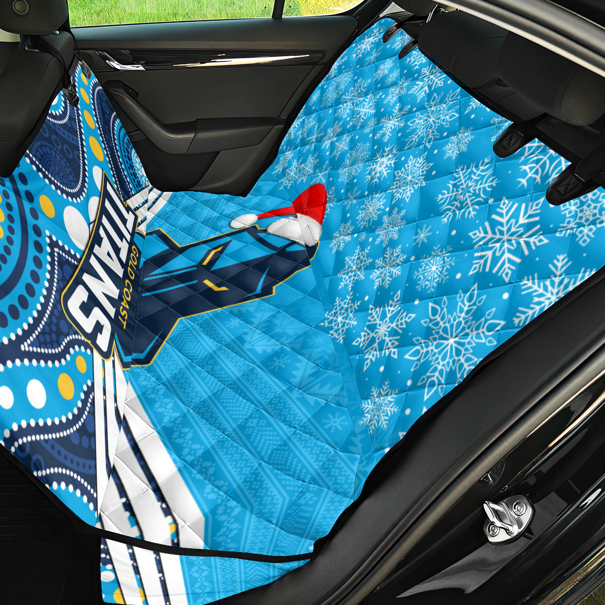 custom-titans-rugby-christmas-back-car-seat-cover-merry-xmas-2023-mix-aboriginal-art