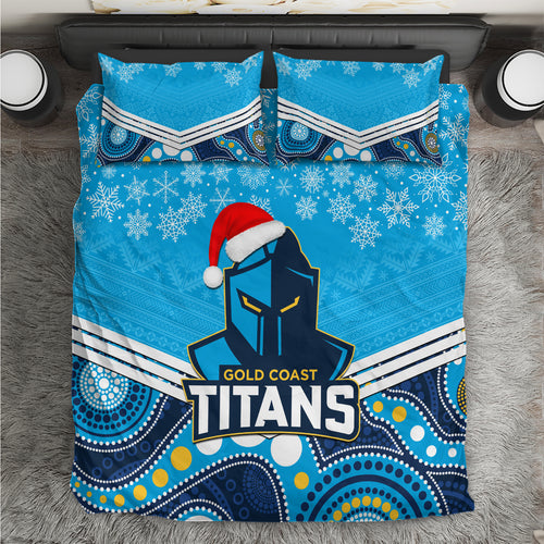 custom-titans-rugby-christmas-bedding-set-merry-xmas-2023-mix-aboriginal-art