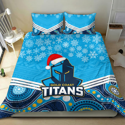 custom-titans-rugby-christmas-bedding-set-merry-xmas-2023-mix-aboriginal-art
