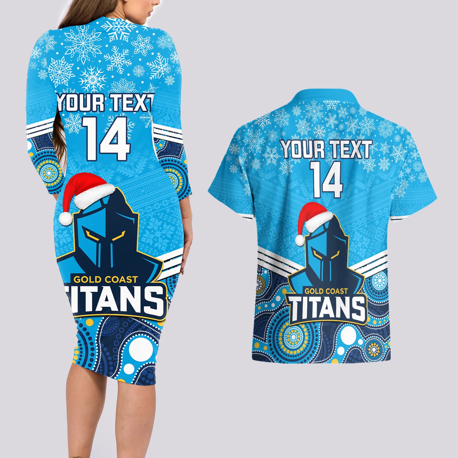 custom-titans-rugby-christmas-couples-matching-long-sleeve-bodycon-dress-and-hawaiian-shirt-merry-xmas-2023-mix-aboriginal-art