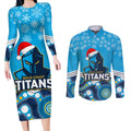 custom-titans-rugby-christmas-couples-matching-long-sleeve-bodycon-dress-and-long-sleeve-button-shirt-merry-xmas-2023-mix-aboriginal-art
