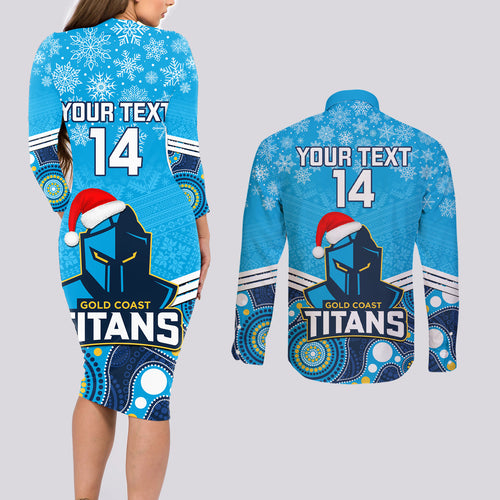 custom-titans-rugby-christmas-couples-matching-long-sleeve-bodycon-dress-and-long-sleeve-button-shirt-merry-xmas-2023-mix-aboriginal-art