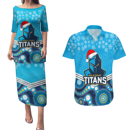 custom-titans-rugby-christmas-couples-matching-puletasi-dress-and-hawaiian-shirt-merry-xmas-2023-mix-aboriginal-art