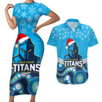 custom-titans-rugby-christmas-couples-matching-short-sleeve-bodycon-dress-and-hawaiian-shirt-merry-xmas-2023-mix-aboriginal-art