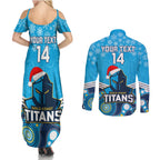 custom-titans-rugby-christmas-couples-matching-summer-maxi-dress-and-long-sleeve-button-shirt-merry-xmas-2023-mix-aboriginal-art