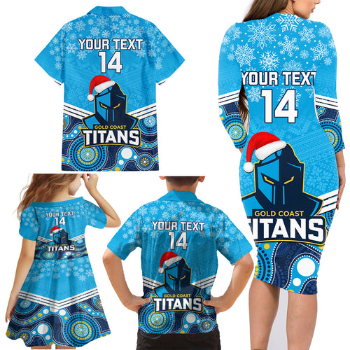custom-titans-rugby-christmas-family-matching-long-sleeve-bodycon-dress-and-hawaiian-shirt-merry-xmas-2023-mix-aboriginal-art