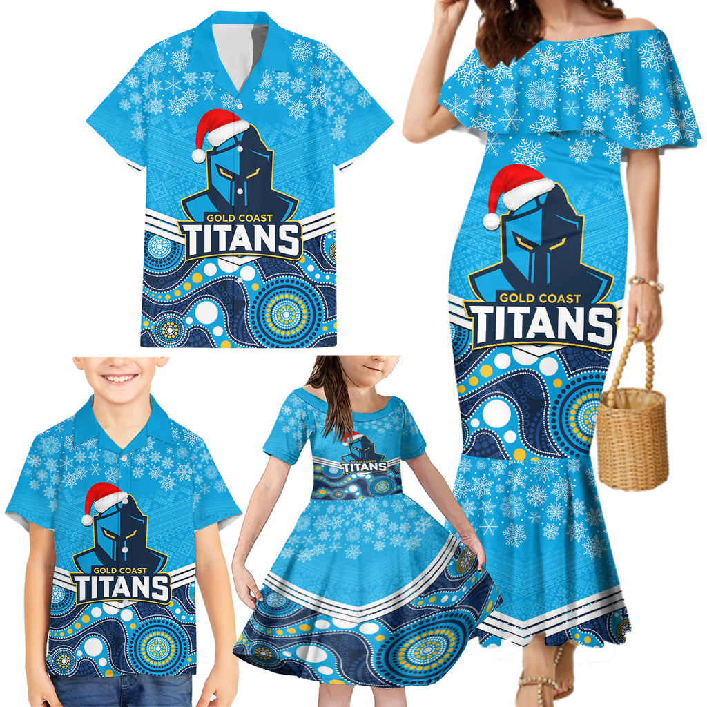 custom-titans-rugby-christmas-family-matching-mermaid-dress-and-hawaiian-shirt-merry-xmas-2023-mix-aboriginal-art