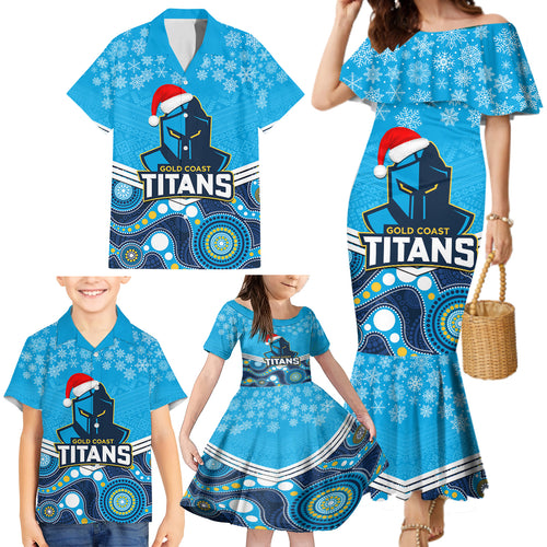 custom-titans-rugby-christmas-family-matching-mermaid-dress-and-hawaiian-shirt-merry-xmas-2023-mix-aboriginal-art