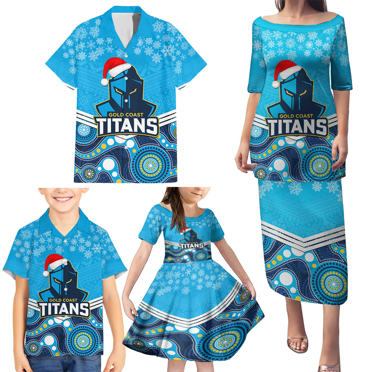 custom-titans-rugby-christmas-family-matching-puletasi-dress-and-hawaiian-shirt-merry-xmas-2023-mix-aboriginal-art