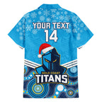 custom-titans-rugby-christmas-family-matching-short-sleeve-bodycon-dress-and-hawaiian-shirt-merry-xmas-2023-mix-aboriginal-art