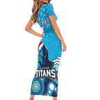 custom-titans-rugby-christmas-family-matching-short-sleeve-bodycon-dress-and-hawaiian-shirt-merry-xmas-2023-mix-aboriginal-art