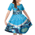 custom-titans-rugby-christmas-kid-short-sleeve-dress-merry-xmas-2023-mix-aboriginal-art