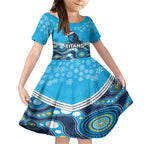 custom-titans-rugby-christmas-kid-short-sleeve-dress-merry-xmas-2023-mix-aboriginal-art