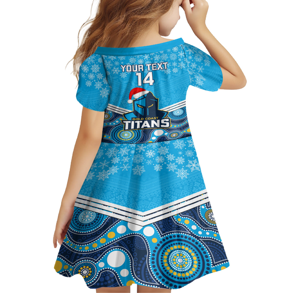 custom-titans-rugby-christmas-kid-short-sleeve-dress-merry-xmas-2023-mix-aboriginal-art