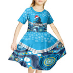 custom-titans-rugby-christmas-kid-short-sleeve-dress-merry-xmas-2023-mix-aboriginal-art