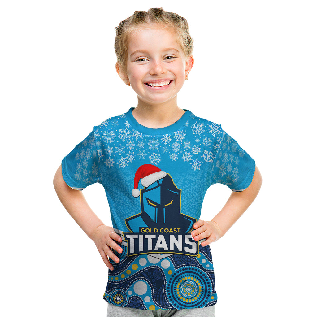 custom-titans-rugby-christmas-kid-t-shirt-merry-xmas-2023-mix-aboriginal-art