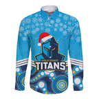 custom-titans-rugby-christmas-long-sleeve-button-shirt-merry-xmas-2023-mix-aboriginal-art