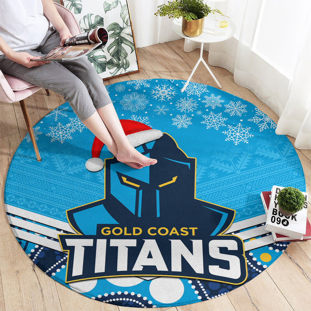 custom-titans-rugby-christmas-round-carpet-merry-xmas-2023-mix-aboriginal-art