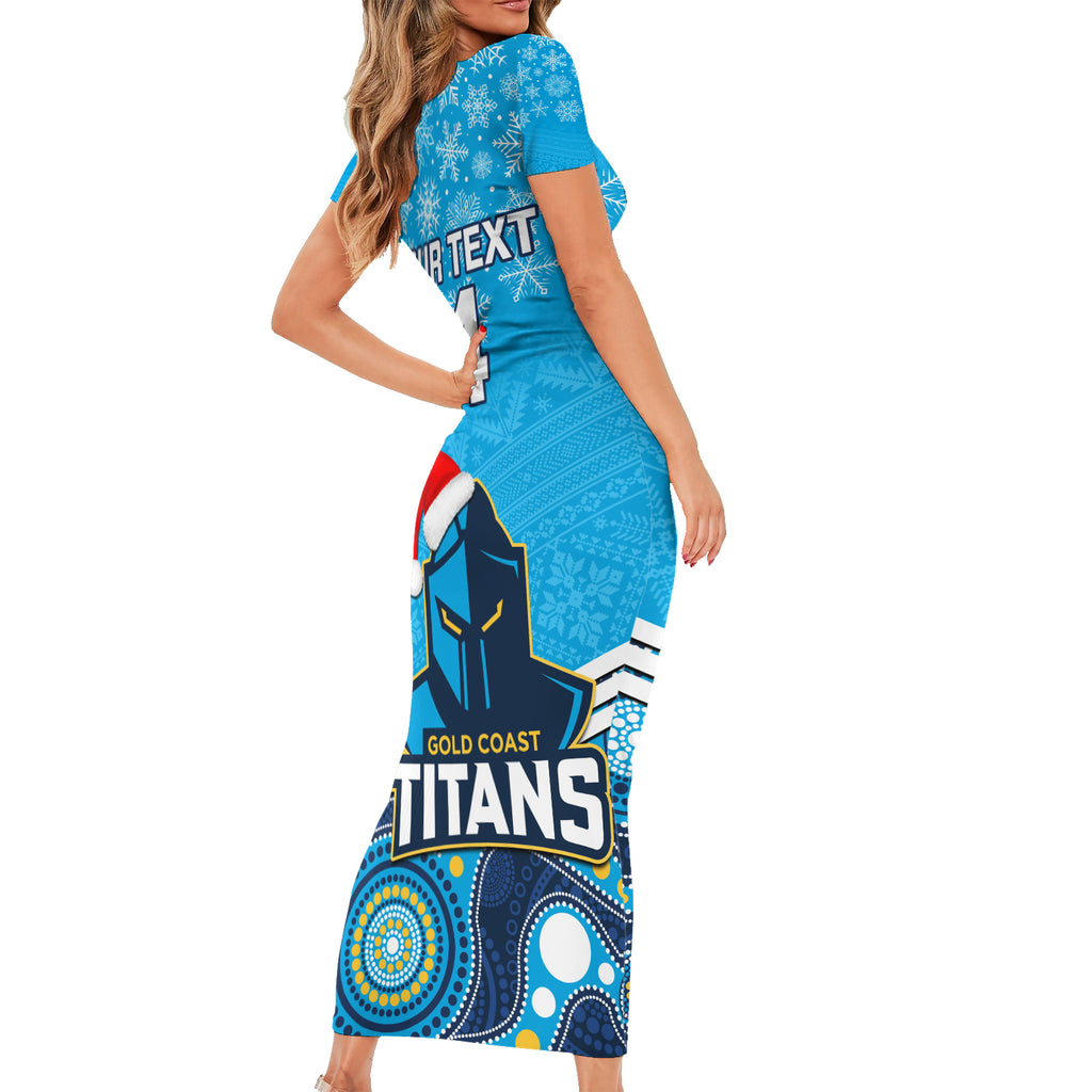 custom-titans-rugby-christmas-short-sleeve-bodycon-dress-merry-xmas-2023-mix-aboriginal-art