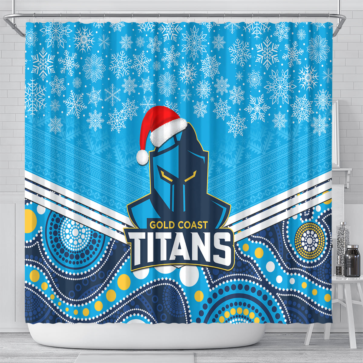 custom-titans-rugby-christmas-shower-curtain-merry-xmas-2023-mix-aboriginal-art