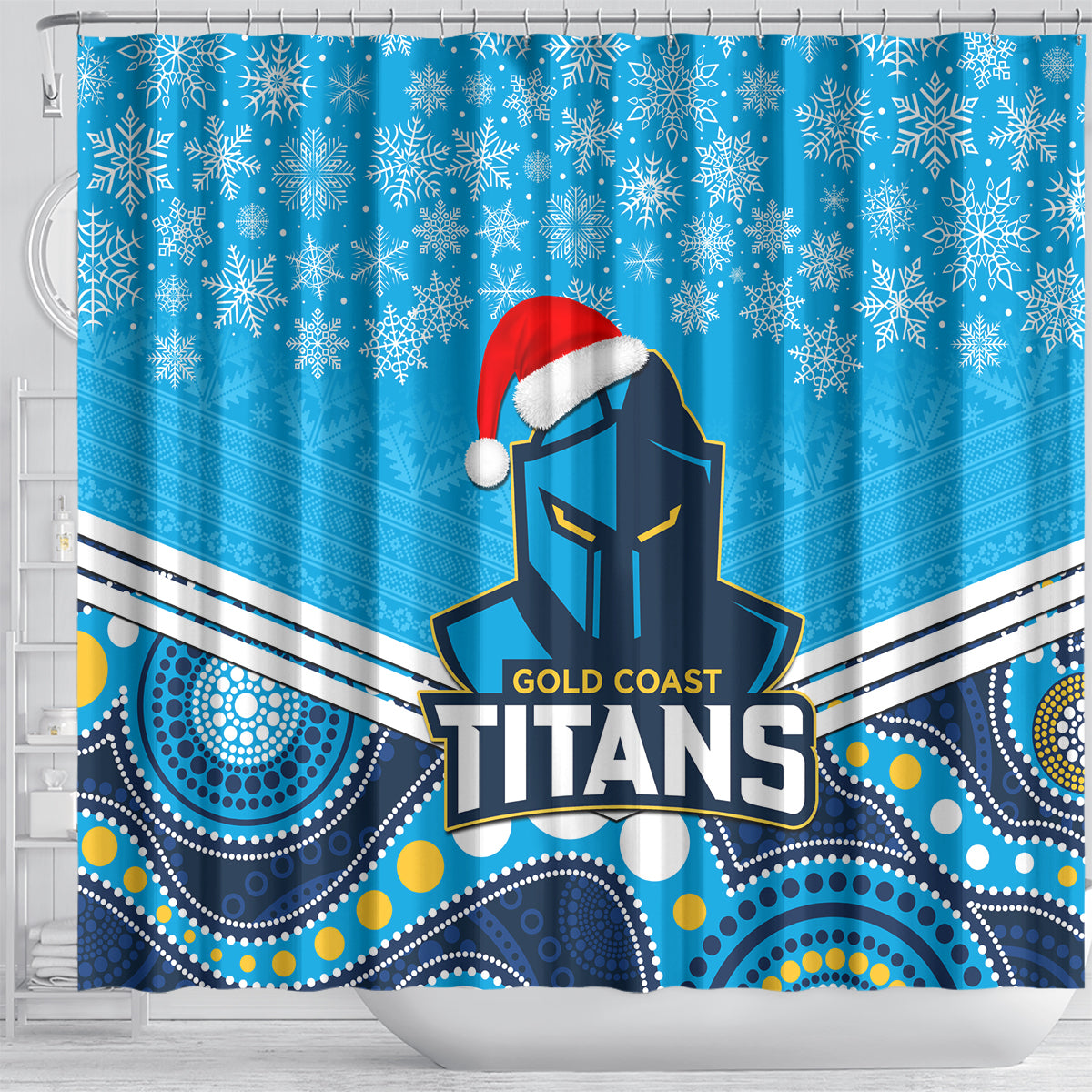 custom-titans-rugby-christmas-shower-curtain-merry-xmas-2023-mix-aboriginal-art