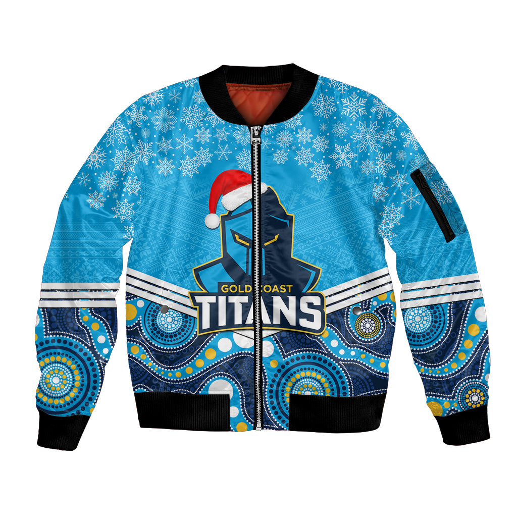 custom-titans-rugby-christmas-sleeve-zip-bomber-jacket-merry-xmas-2023-mix-aboriginal-art