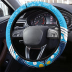 Titans Rugby Christmas Steering Wheel Cover Merry Xmas 2023 Mix Aboriginal Art