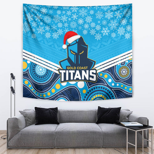 custom-titans-rugby-christmas-tapestry-merry-xmas-2023-mix-aboriginal-art