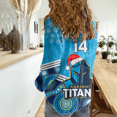 custom-titans-rugby-christmas-women-casual-shirt-merry-xmas-2023-mix-aboriginal-art