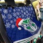 custom-warriors-rugby-christmas-back-car-seat-cover-merry-xmas-2023-mix-aboriginal-art