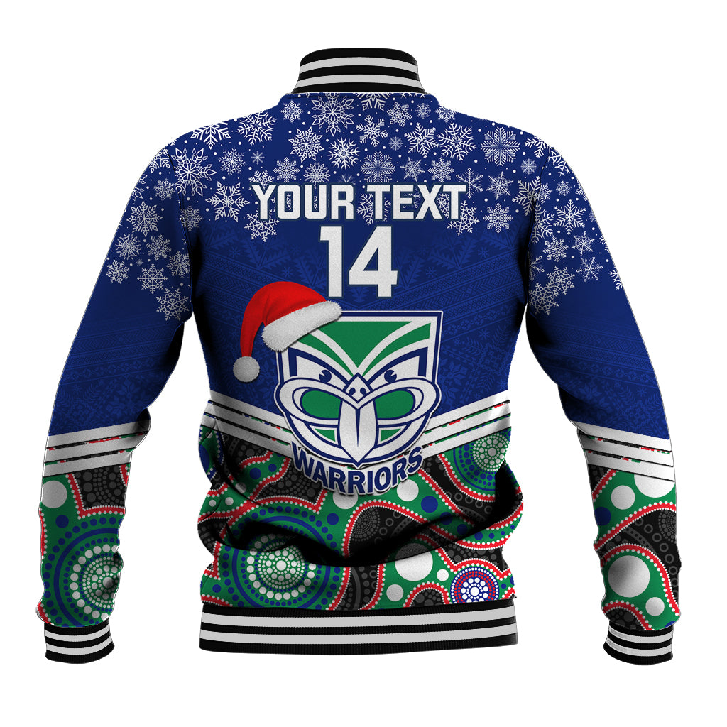 custom-warriors-rugby-christmas-baseball-jacket-merry-xmas-2023-mix-aboriginal-art
