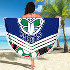 custom-warriors-rugby-christmas-beach-blanket-merry-xmas-2023-mix-aboriginal-art