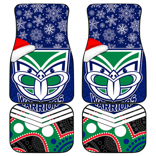 custom-warriors-rugby-christmas-car-mats-merry-xmas-2023-mix-aboriginal-art