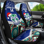custom-warriors-rugby-christmas-car-seat-cover-merry-xmas-2023-mix-aboriginal-art