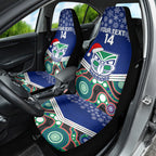 custom-warriors-rugby-christmas-car-seat-cover-merry-xmas-2023-mix-aboriginal-art