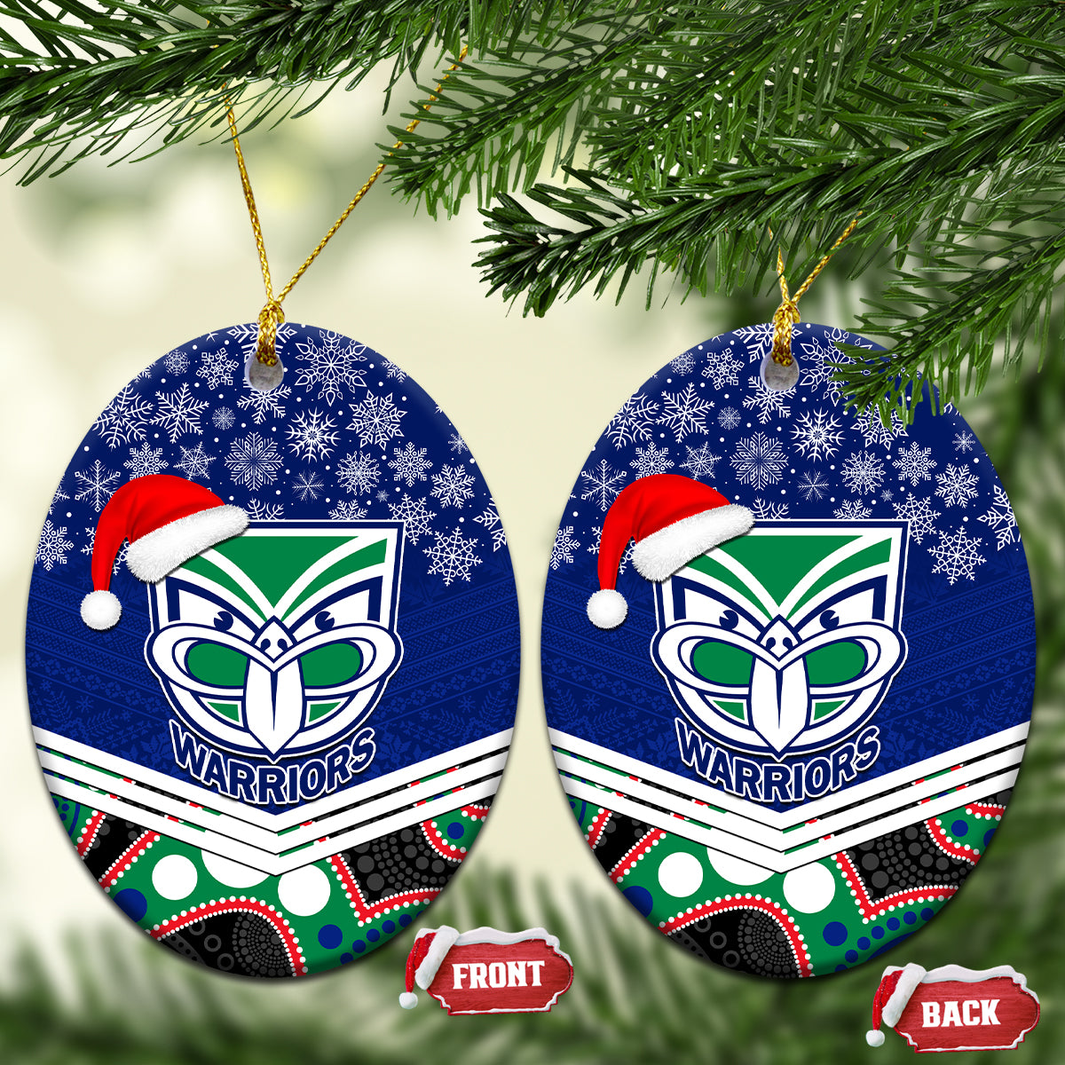 warriors-rugby-christmas-ceramic-ornament-merry-xmas-2023-mix-aboriginal-art