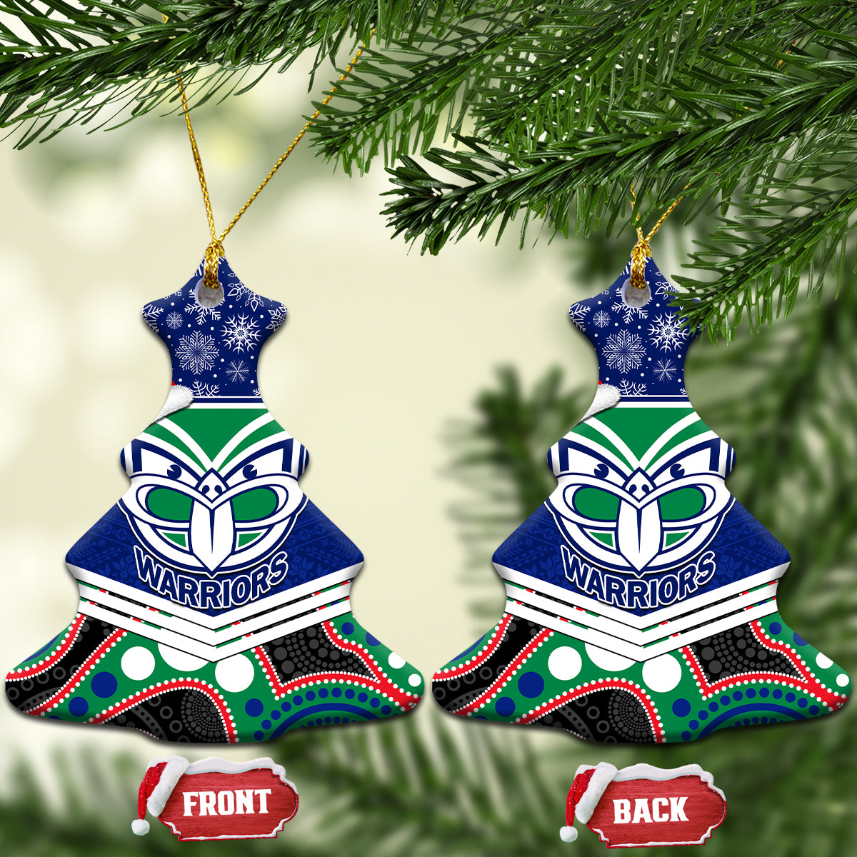 warriors-rugby-christmas-ceramic-ornament-merry-xmas-2023-mix-aboriginal-art