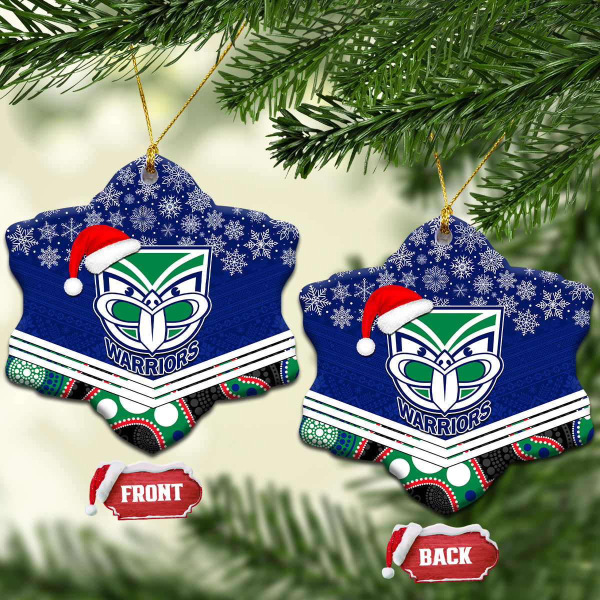 warriors-rugby-christmas-ceramic-ornament-merry-xmas-2023-mix-aboriginal-art