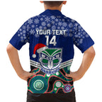 custom-warriors-rugby-christmas-family-matching-mermaid-dress-and-hawaiian-shirt-merry-xmas-2023-mix-aboriginal-art