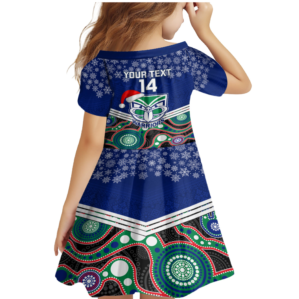 custom-warriors-rugby-christmas-family-matching-mermaid-dress-and-hawaiian-shirt-merry-xmas-2023-mix-aboriginal-art