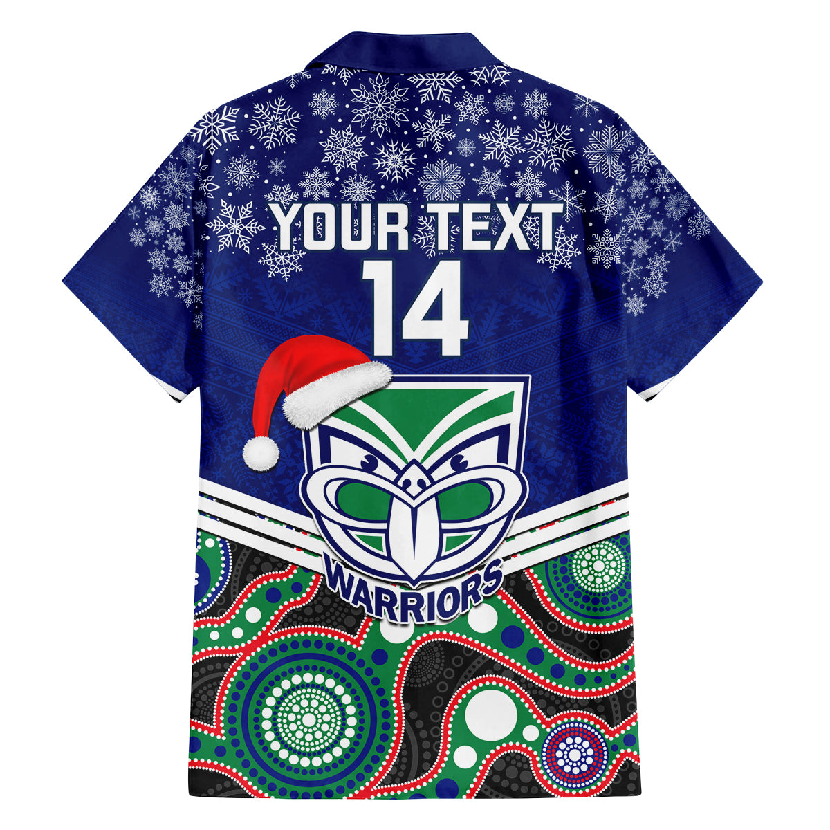 custom-warriors-rugby-christmas-family-matching-off-shoulder-maxi-dress-and-hawaiian-shirt-merry-xmas-2023-mix-aboriginal-art