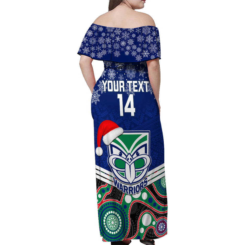 custom-warriors-rugby-christmas-family-matching-off-shoulder-maxi-dress-and-hawaiian-shirt-merry-xmas-2023-mix-aboriginal-art