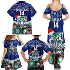 custom-warriors-rugby-christmas-family-matching-summer-maxi-dress-and-hawaiian-shirt-merry-xmas-2023-mix-aboriginal-art