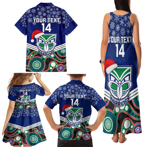 custom-warriors-rugby-christmas-family-matching-tank-maxi-dress-and-hawaiian-shirt-merry-xmas-2023-mix-aboriginal-art