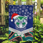 custom-warriors-rugby-christmas-garden-flag-merry-xmas-2023-mix-aboriginal-art