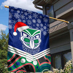 custom-warriors-rugby-christmas-garden-flag-merry-xmas-2023-mix-aboriginal-art