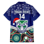 custom-warriors-rugby-christmas-hawaiian-shirt-merry-xmas-2023-mix-aboriginal-art