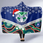 custom-warriors-rugby-christmas-hooded-blanket-merry-xmas-2023-mix-aboriginal-art