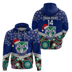 custom-warriors-rugby-christmas-hoodie-merry-xmas-2023-mix-aboriginal-art